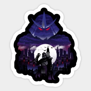 The Shredder Night Sticker